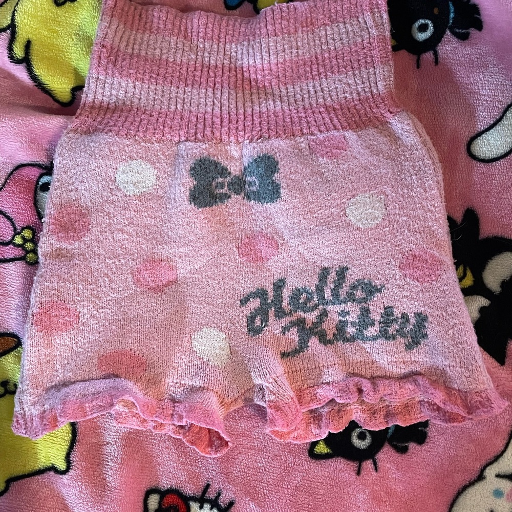 Hello Kitty Pink and Gray Women's Lounge Shorts
